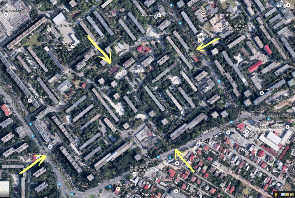 Cvartalul de blocuri repartizat Comisarului T.T.
