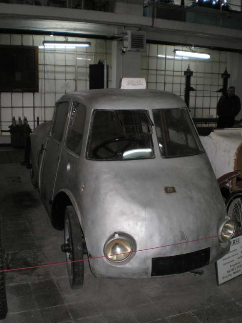 primul automobil aerodinamic din lume Aurel Perșu față