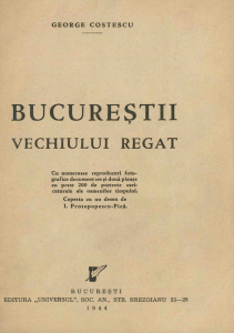 cărți de citit gratuit București George Costescu 