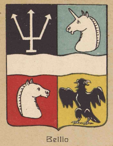 blazon familia Bellio curiozități din cimitirul Bellu